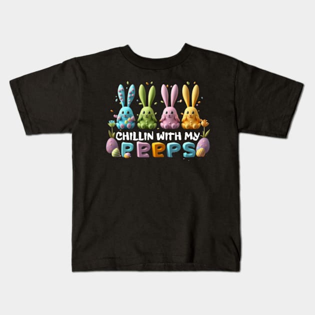 Easter-day Kids T-Shirt by Jhontee